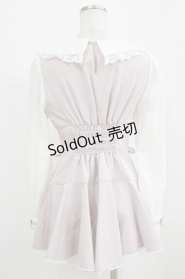 画像3: LIZ LISA / フリルリボンセットアップ Free ピンク H-26-01-30-027-LO-OP-NS-ZH (3)