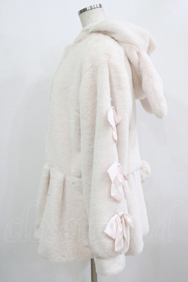 画像2: Honey Cinnamon / うさみみエコファーコート Free オフ H-26-01-30-030-LO-CO-NS-ZH (2)