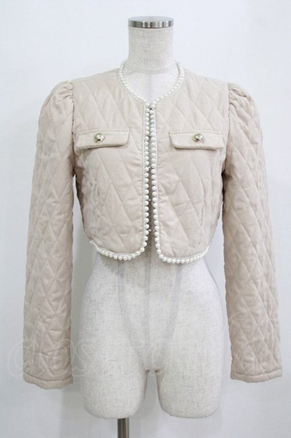 画像1: Me roir / キルティングジャケット M ベージュ H-26-01-30-031-GO-JA-NS-ZH (1)