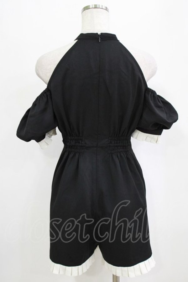 画像3: Me roir / リボンモチーフコンビネゾン M ブラック H-26-01-30-032-GO-OP-NS-ZH (3)