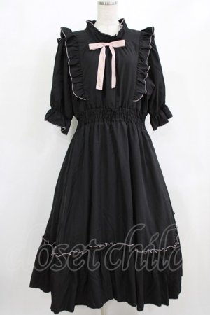 画像: m petit by misako / NINA'SコラボAMハイショクメローワンピース 3L ブラック H-26-01-30-004-LO-OP-NS-ZH