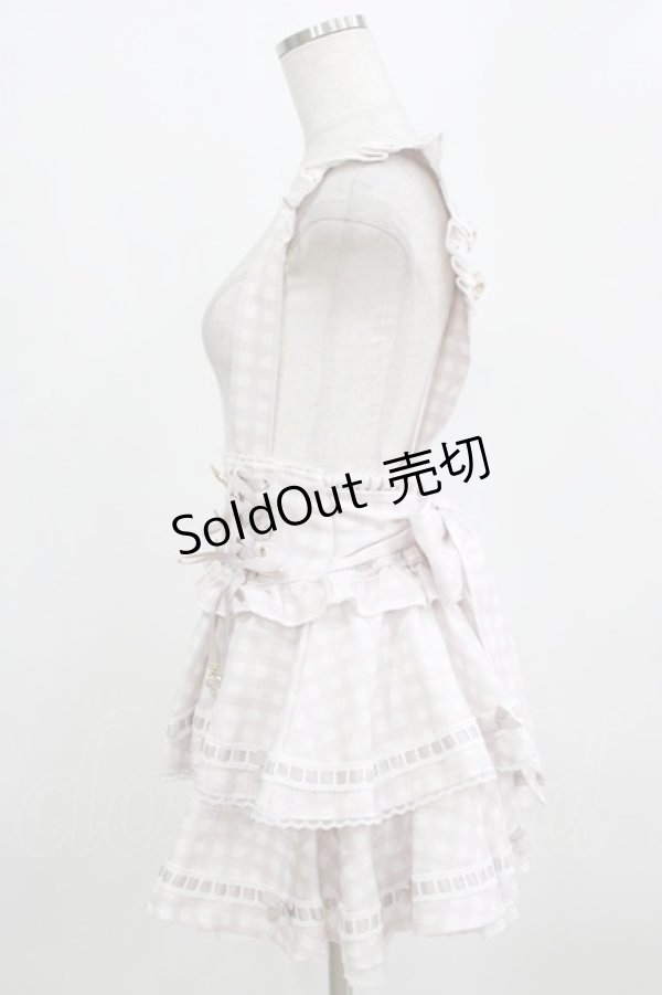 画像2: LIZ LISA / はしごリボンギンガムティアードスカパン Free ピンク H-26-01-30-036-LO-PA-NS-ZH (2)