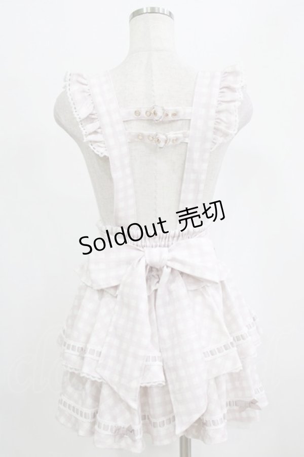 画像3: LIZ LISA / はしごリボンギンガムティアードスカパン Free ピンク H-26-01-30-036-LO-PA-NS-ZH (3)