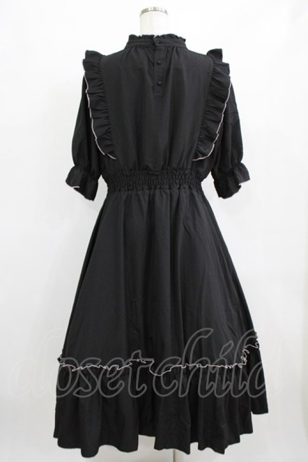 画像3: m petit by misako / NINA'SコラボAMハイショクメローワンピース 3L ブラック H-26-01-30-004-LO-OP-NS-ZH (3)