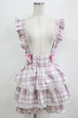 画像: Ank Rouge / サス付きティアードスカパン M ピンク H-26-01-30-038-CA-SK-NS-ZH