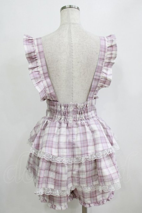 画像3: Ank Rouge / サス付きティアードスカパン M ピンク H-26-01-30-038-CA-SK-NS-ZH (3)