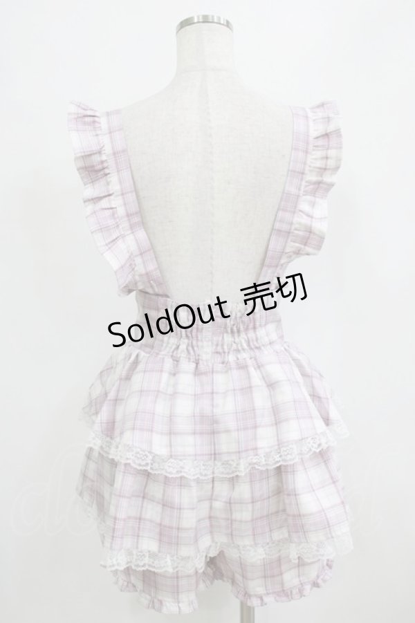 画像3: Ank Rouge / サス付きティアードスカパン M ピンク H-26-01-30-038-CA-SK-NS-ZH (3)