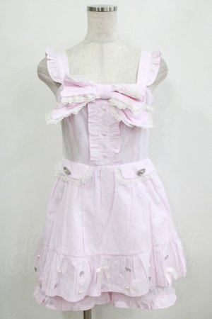 画像: Ank Rouge / リボンコンビネゾン M ピンク H-26-01-30-039-CA-OP-NS-ZH