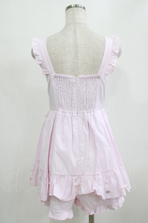 画像3: Ank Rouge / リボンコンビネゾン M ピンク H-26-01-30-039-CA-OP-NS-ZH (3)