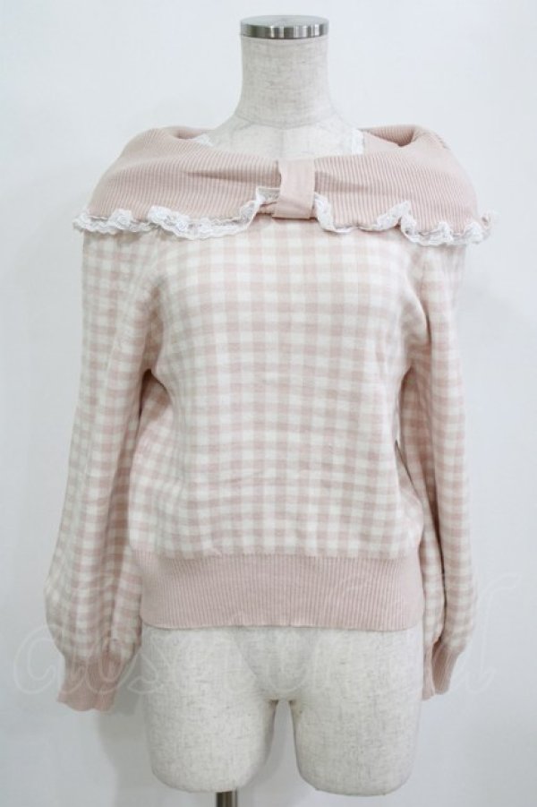 画像1: majoretty / さきまるちゃん/ニットプルオーバー M ピンク H-26-01-30-042-GO-TO-NS-ZH (1)