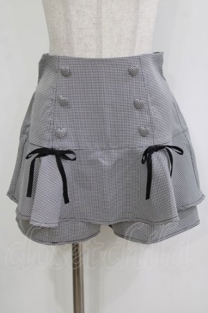 画像: LilyMerry / もえにゃ/ボタンスカパン M ブラック H-26-01-30-043-PU-SK-NS-ZH