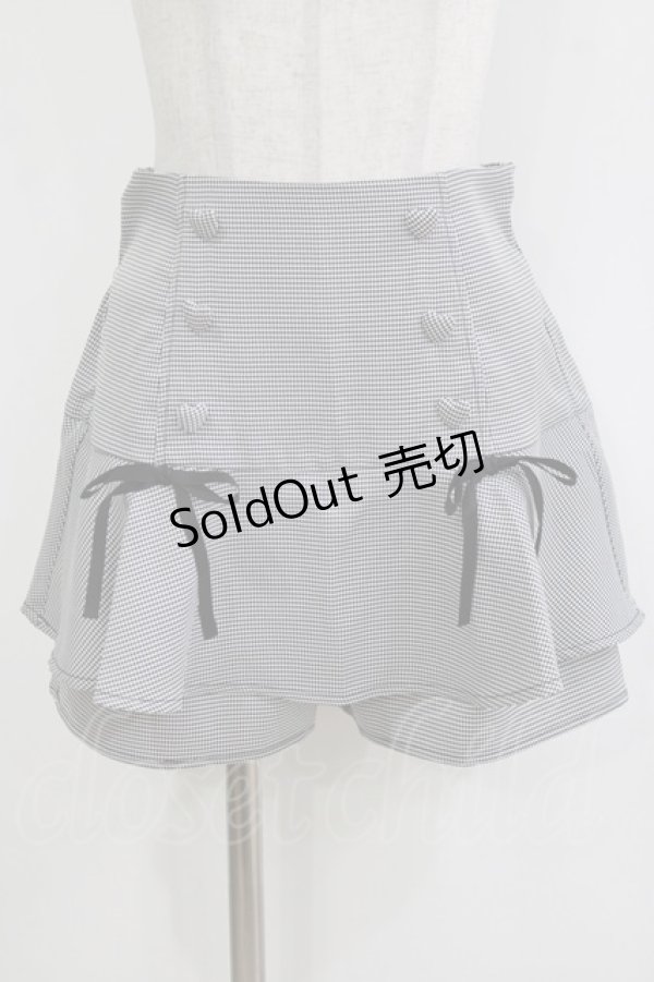 画像1: LilyMerry / もえにゃ/ボタンスカパン M ブラック H-26-01-30-043-PU-SK-NS-ZH (1)