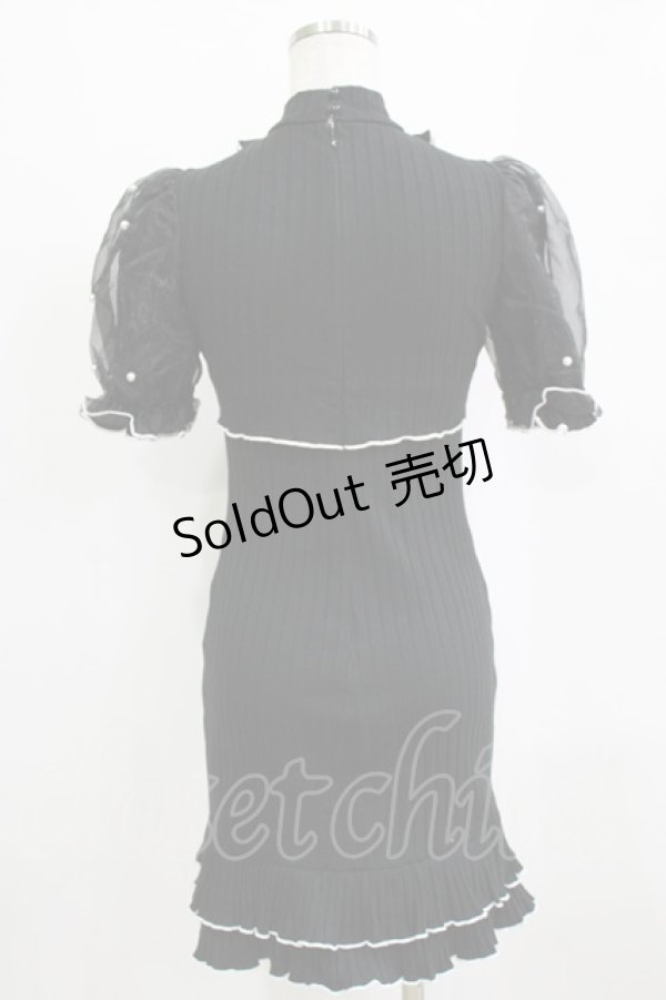 画像3: Ank Rouge / バレエコアカットワンピース M ブラック H-26-01-30-044-CA-OP-NS-ZH (3)