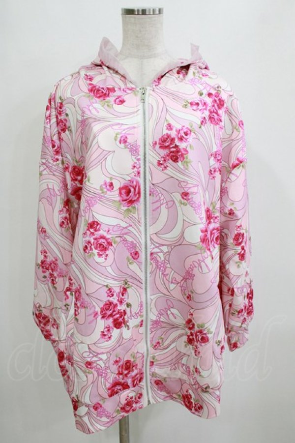 画像1: MA*RS / オリジナル柄プリントパーカー Free ピンク H-26-01-30-050-EL-TO-NS-ZH (1)