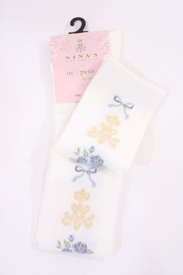 画像1: m petit by misako / ECAMOVKNIロゴライン  オフ H-26-01-30-1002-LO-ZA-NS-ZH (1)