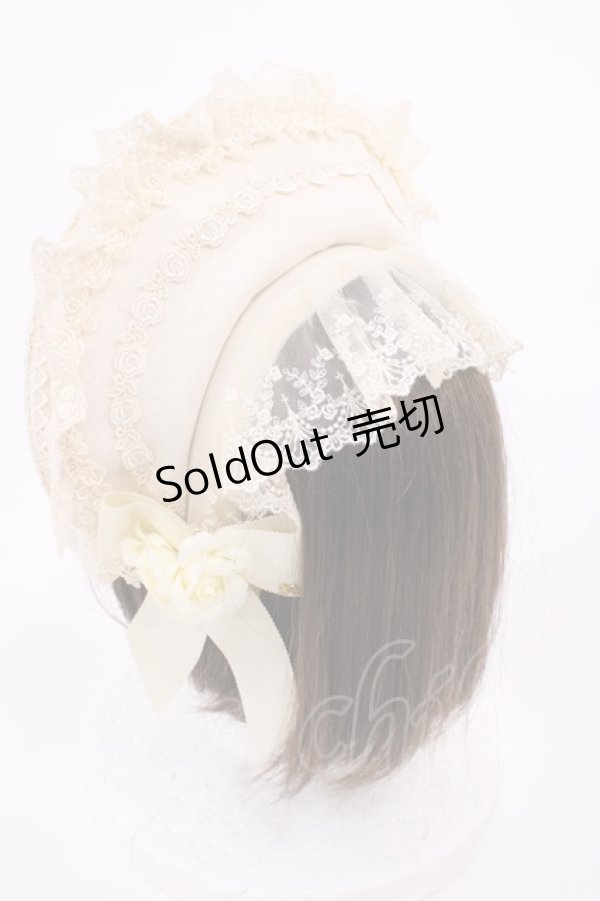 画像2: Innocent World / アニバーサリーボンネット  アイボリー H-26-01-30-1015-IW-AC-NS-ZH (2)