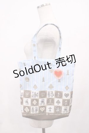 画像: BABY,THE STARS SHINE BRIGHT / チェスアリス〜あの日の私の宝物〜柄トートBag  サックス H-26-01-30-1017-BA-BG-NS-ZH
