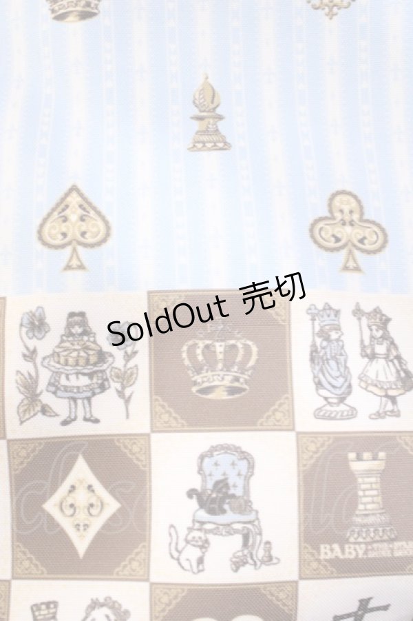 画像2: BABY,THE STARS SHINE BRIGHT / チェスアリス〜あの日の私の宝物〜柄トートBag  サックス H-26-01-30-1017-BA-BG-NS-ZH (2)