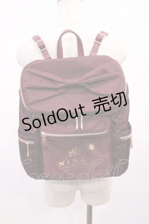 画像: m petit by misako / NINA'Sコラボリュック  ボルドー H-26-01-30-1018-LO-BG-NS-ZH