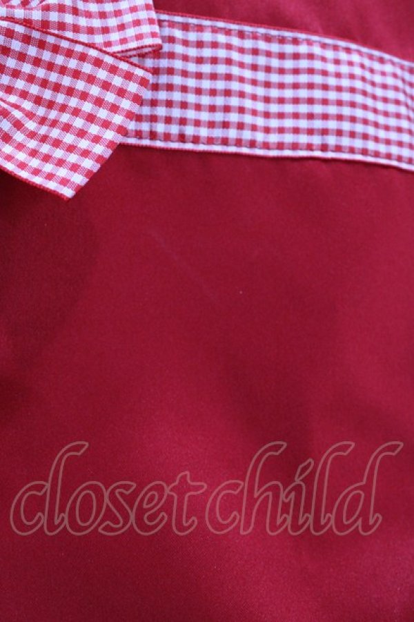 画像2: Maison de FLEUR / Maison de FLEUR×Misako Aoki/プレゼントリボンボストンバッグ  レッド H-26-01-30-1019-LO-BG-NS-ZH (2)