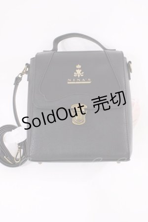 画像: m petit by misako / AM*フラップショルダー  ブラック H-26-01-30-1021-LO-BG-NS-ZH