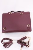 画像2: Maison de FLEUR / サッチェル2WAYリュック  ボルドー H-26-01-30-1022-LO-BG-NS-ZH (2)