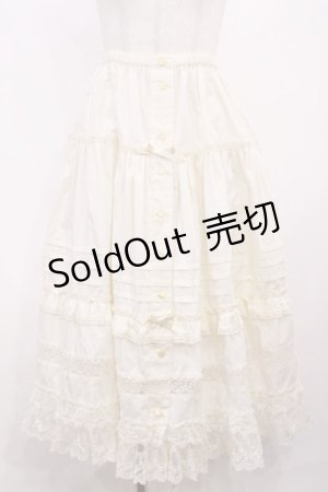 画像: Innocent World / エドワーディアンペチスカート M アイボリー H-26-01-30-1029-IW-SK-NS-ZH