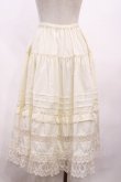 画像3: Innocent World / エドワーディアンペチスカート M アイボリー H-26-01-30-1029-IW-SK-NS-ZH (3)