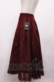 画像2: Innocent World / シャーロットペチスカート M ワイン H-26-01-30-1030-IW-SK-NS-ZH (2)