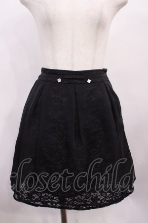 画像: LODISPOTTO / シフォン×レーススカート 1 ブラック H-26-01-30-1035-LO-SK-NS-ZH