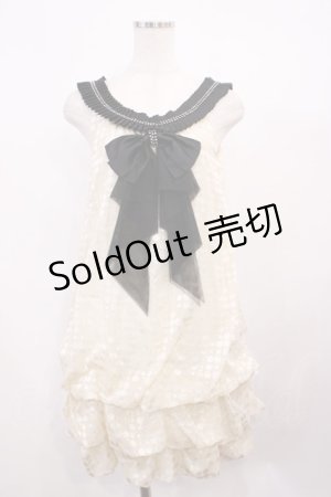 画像: axes femme / ドットシフォンワンピース M 生成り H-26-01-30-1039-AX-OP-NS-ZH