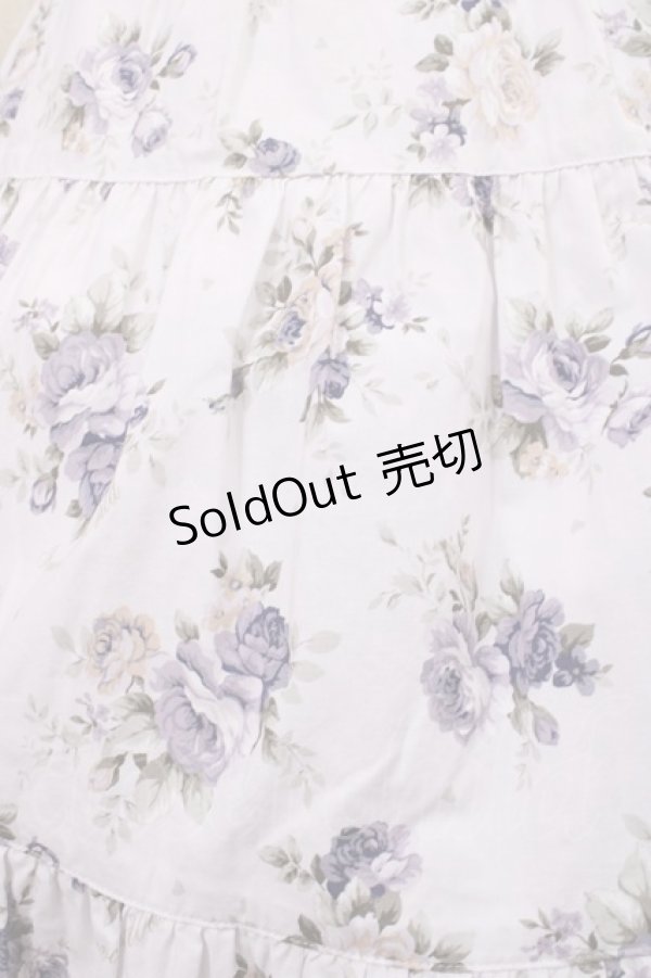 画像5: Innocent World / 乙女の薔薇園ワンピース M パープルグレー/生成り H-26-01-30-1042-IW-OP-NS-ZH (5)