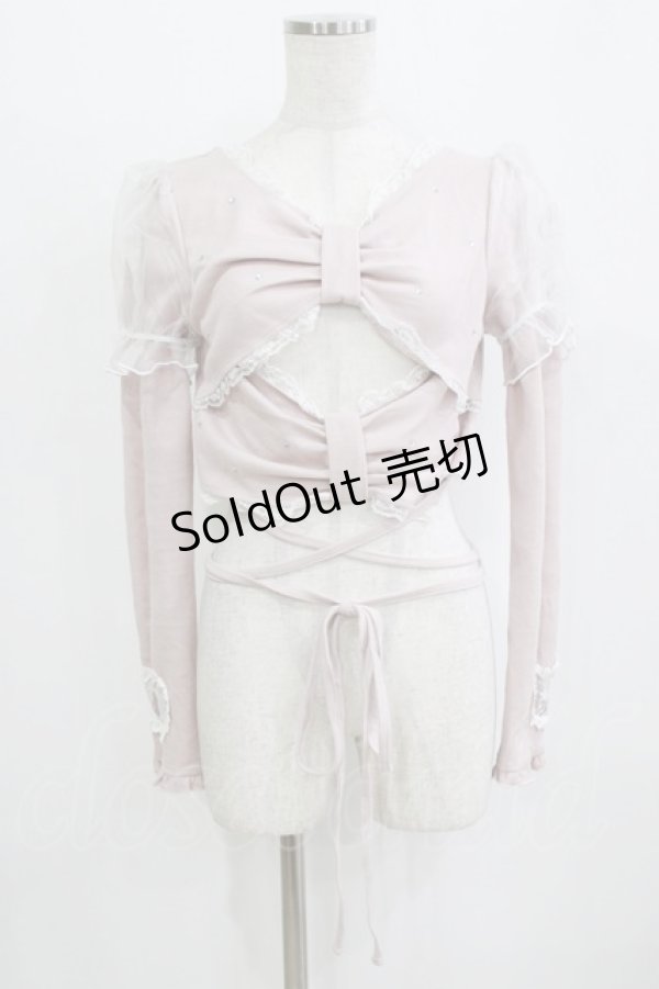 画像1: Ank Rouge / ダブルリボンぐるぐる M ピンク H-26-01-30-053-CA-TO-NS-ZH (1)