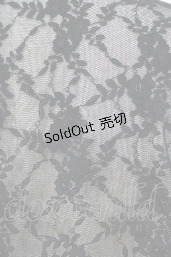 画像4: Ank Rouge / レースカーデ M ブラック H-26-01-30-054-CA-TO-NS-ZH (4)