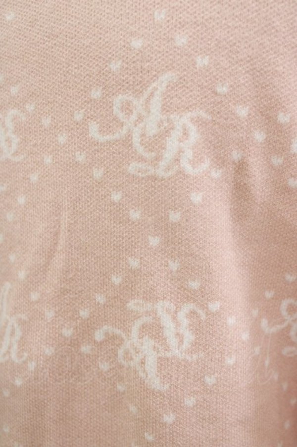 画像4: Ank Rouge / ストーンモノグラムニット M ピンク H-26-01-30-056-CA-TO-NS-ZH (4)