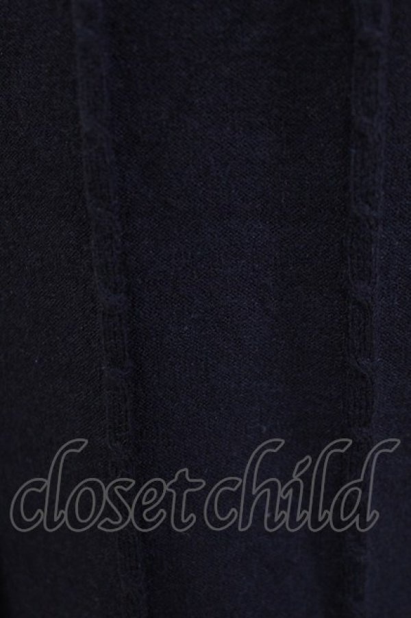 画像4: an another angelus / 細ケーブルニットベスト Free NAVY H-26-01-30-058-CA-TO-NS-ZH (4)