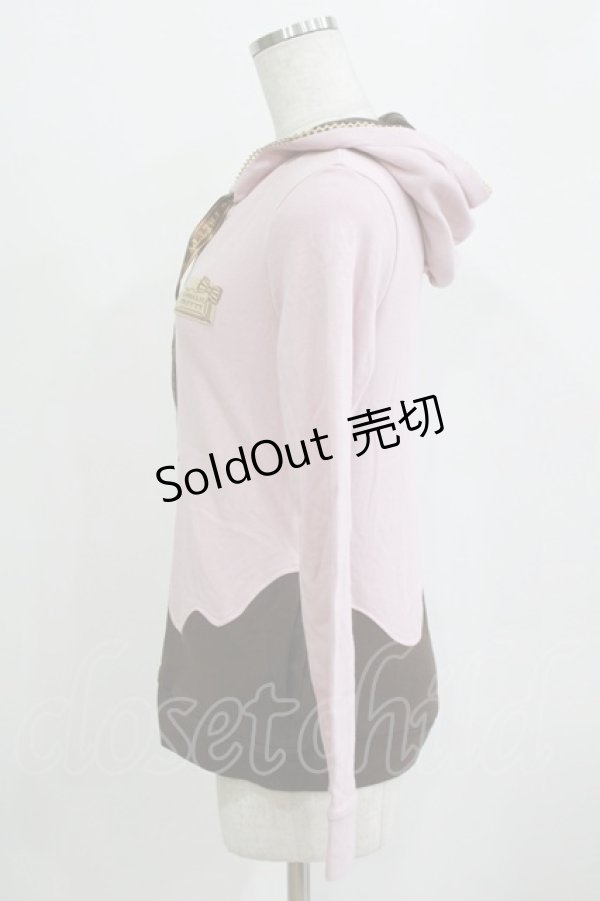 画像2: Angelic Pretty / Melty Ribbon Chocolateパーカー Free ピンク H-26-01-30-060-AP-TO-NS-ZH (2)