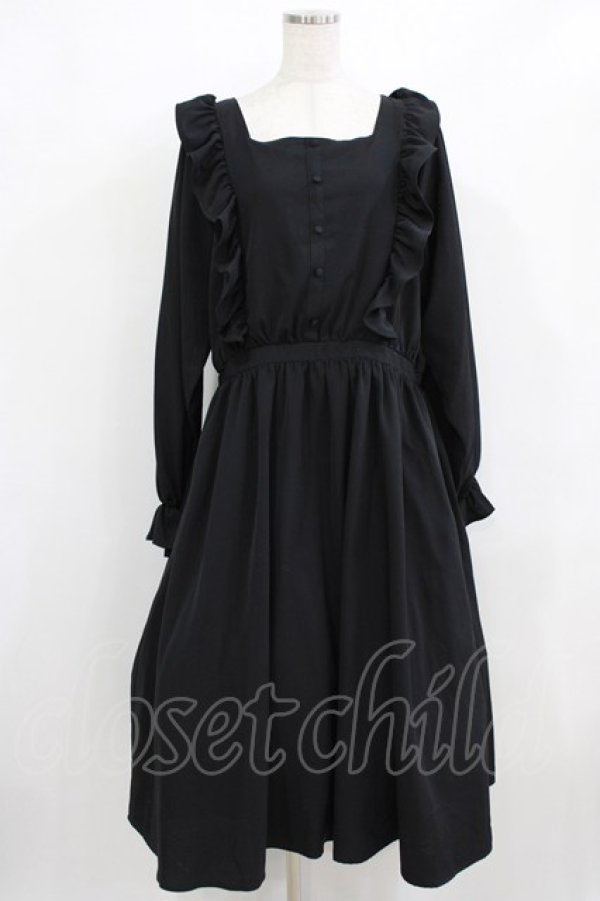 画像1: m petit by misako / フリルワンピース A 4L H-26-01-30-007-LO-OP-NS-ZH (1)