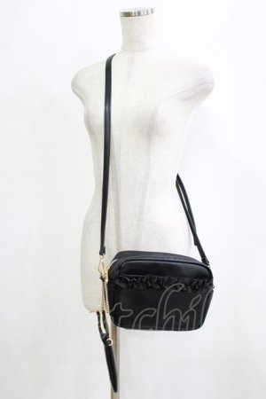 画像: m petit by misako / ポーチ付きショルダーバッグ  ブラック H-26-01-30-066-LO-BG-NS-ZH