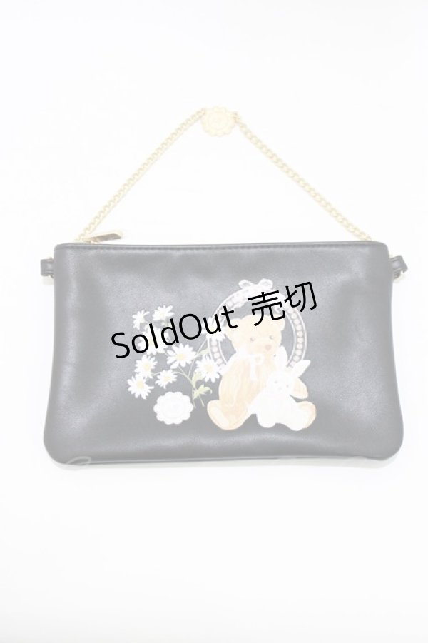 画像2: m petit by misako / ポーチ付きショルダーバッグ  ブラック H-26-01-30-066-LO-BG-NS-ZH (2)