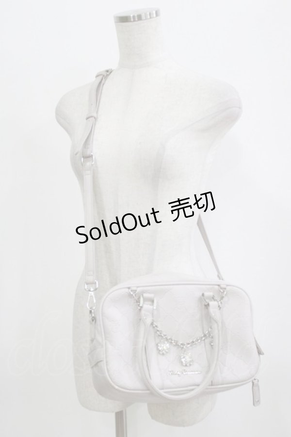 画像1: Honey Cinnamon / モノグラムビジューショルダー  ピンク H-26-01-30-067-LO-BG-NS-ZH (1)