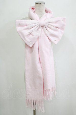 画像: Alice Mashiro / 眞白ありす/リボンストール  ピンク H-26-01-30-068-PU-ZA-NS-ZH