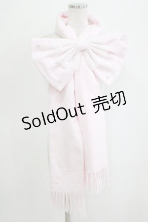画像: Alice Mashiro / 眞白ありす/リボンストール  ピンク H-26-01-30-068-PU-ZA-NS-ZH