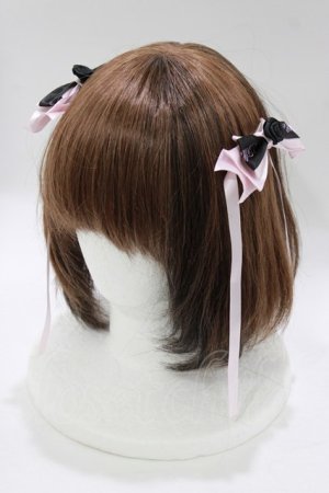 画像: majoretty / まきちゃん/リボンクリップ  ピンク H-26-01-30-071-GO-AC-NS-ZH