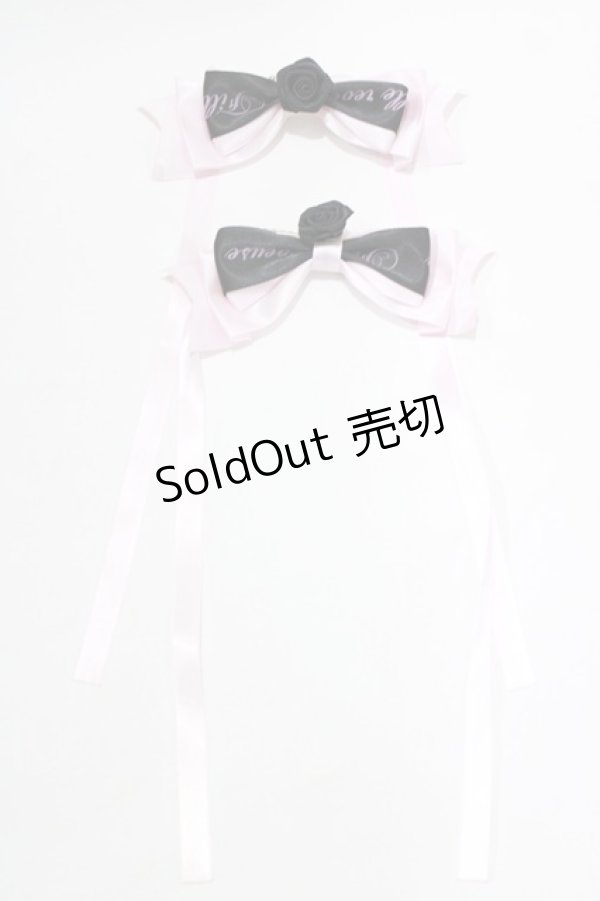 画像2: majoretty / まきちゃん/リボンクリップ  ピンク H-26-01-30-071-GO-AC-NS-ZH (2)