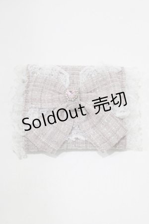 画像: Ank Rouge / ノベルティ/キラキラツイードミニウォレット  ピンク H-26-01-30-075-CA-ZA-NS-ZH