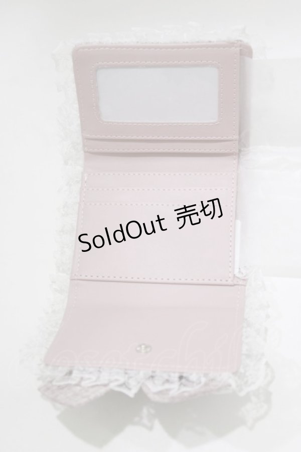 画像2: Ank Rouge / ノベルティ/キラキラツイードミニウォレット  ピンク H-26-01-30-075-CA-ZA-NS-ZH (2)