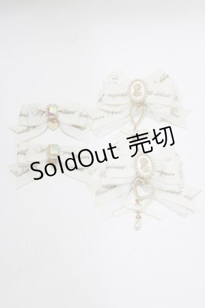 画像: LIZ LISA / クラシカルカメオ 4つセットヘアクリップ  オフ H-26-01-30-079-LO-AC-NS-ZH