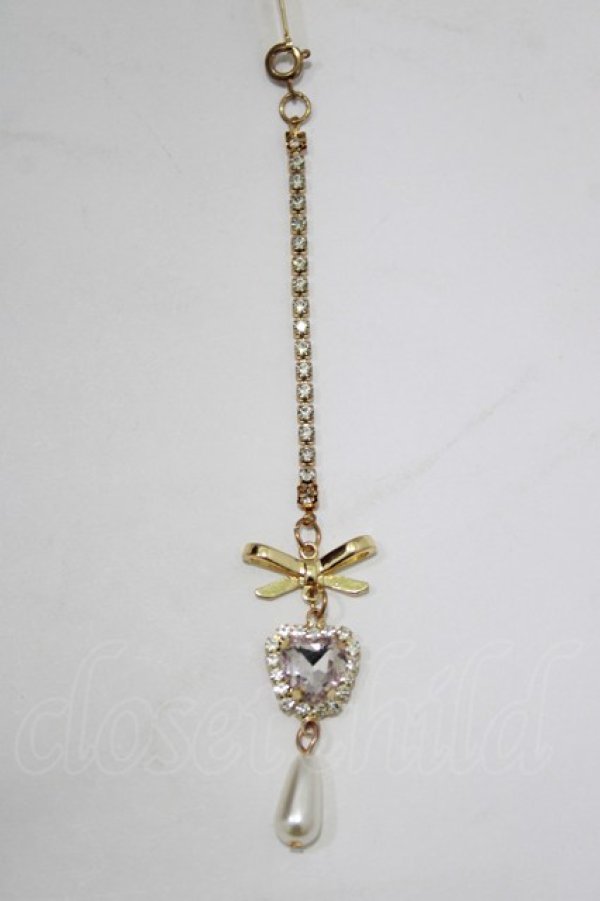 画像3: LIZ LISA / ダイヤレーンビジューカチューシャ  ゴールド H-26-01-30-080-LO-AC-NS-ZH (3)