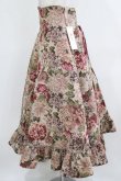 画像2: Victorian maiden / 薔薇ゴブランタペストリーハイウエストスカート Free Bordeaux H-26-01-30-012-CL-OP-NS-ZH (2)